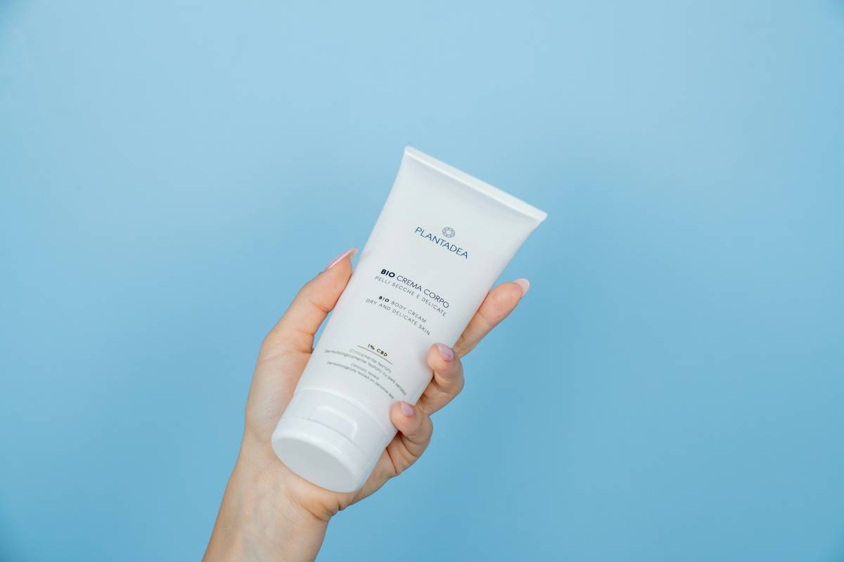 Before-and-after photo showing reduced redness and smoother skin texture after 4 weeks of using Gentle Enzyme Peel Derma E twice weekly