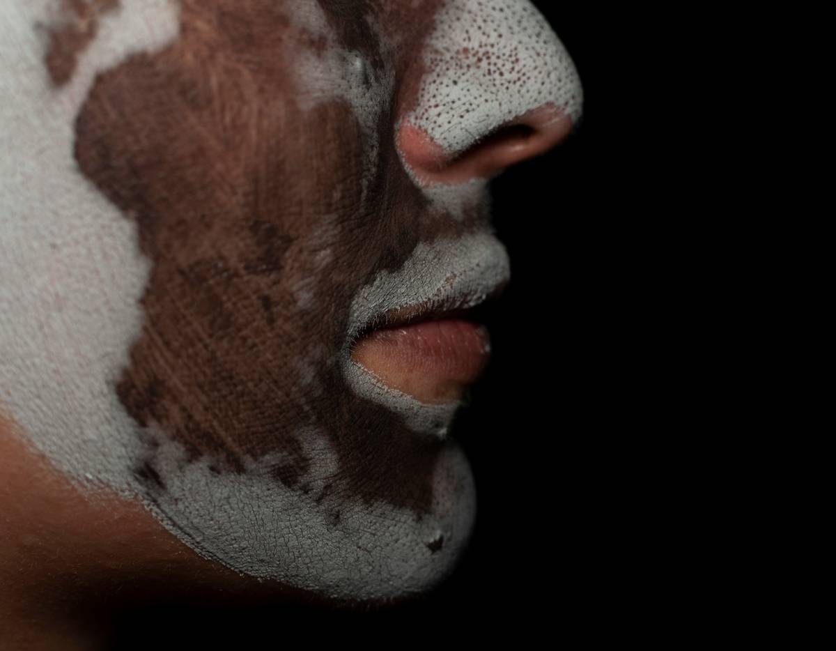 Close-up of glowing skin after using benefits of enzyme exfoliation treatment